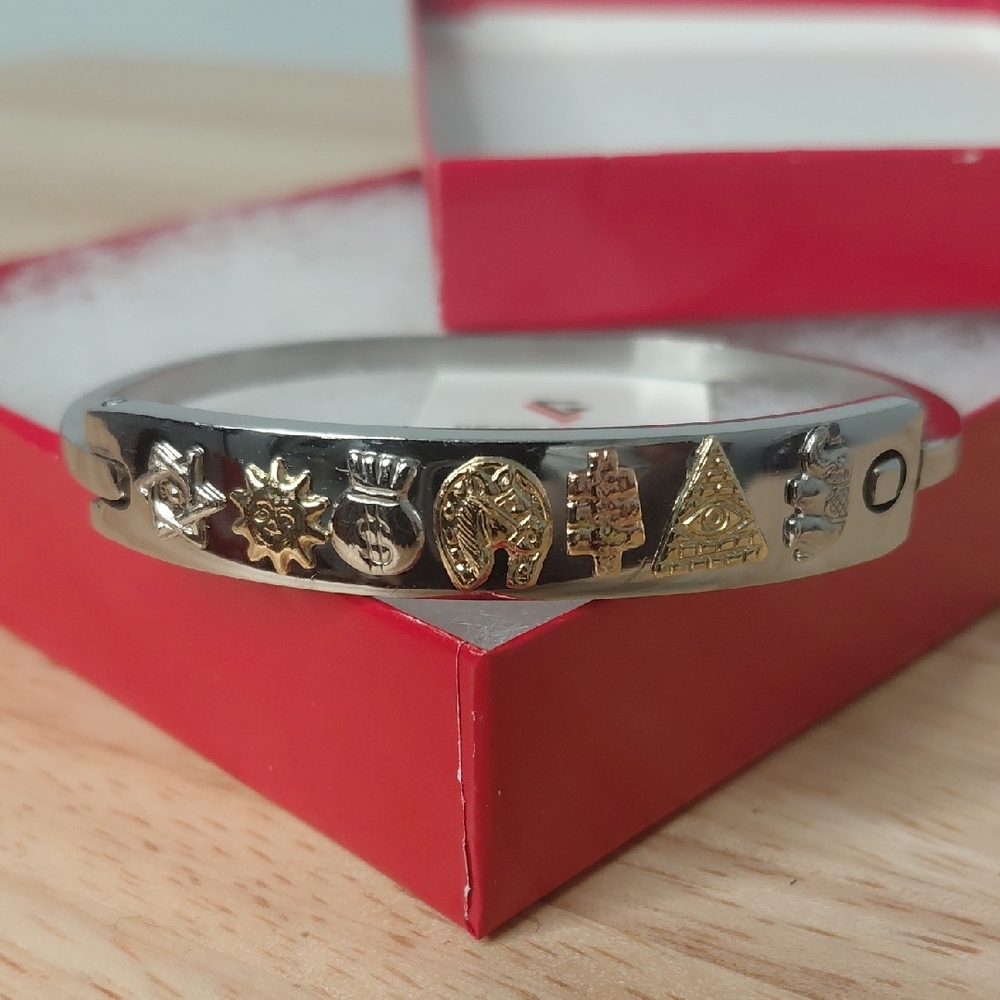 Silver and Gold Charm Bracelet